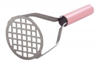 Best Manufacturers Waffle Head Masher 10-inch Pink Handle Best Manufacturers Waffle Head Masher 10-inch Pink Handle
