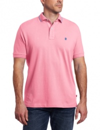 IZOD Men's Slim Fit Solid Pique Polo With Tipping