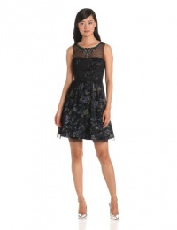 BCBGMAXAZRIA Womens Petite Teegan Pleated Dress with Beaded Neckline, Black, 8 BCBGMAXAZRIA Womens Petite Teegan Pleated Dress with Beaded Neckline, Black, 8