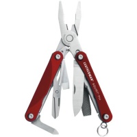 Leatherman 831188 Squirt  PS4 Keychain Multi-Tool, Red