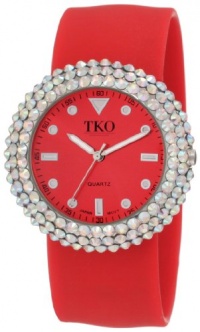 TKO ORLOGI Women's TK613RD Crystal Slap Red Watch TKO ORLOGI Women's TK613RD Crystal Slap Red Watch