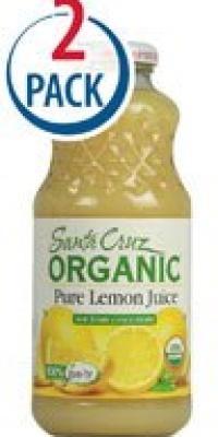 Santa Cruz Organic Lemon Juice -- 16 fl oz Each / Pack of 2 Santa Cruz Organic Lemon Juice -- 16 fl oz Each / Pack of 2