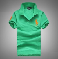 Ralph Lauren Custom-Fit Big Pony S/S GREEN/ORANGE PONY S Polo shirt Ralph Lauren Custom-Fit Big Pony S/S GREEN/ORANGE PONY S Polo shirt