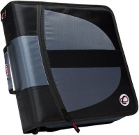 Case-it Locker Zipper Dual Binder, 2 Sets of 1.5-Inch Rings with Boosters, Black, Binder Shell Only, LKR-Dual-02-BLK Case-it Locker Zipper Dual Binder, 2 Sets of 1.5-Inch Rings with Boosters, Black, Binder Shell Only, LKR-Dual-02-BLK