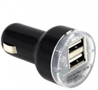 High Output Dual USB Port Car Charger for Ipad, Samsung Galaxy, Iphone, Blackberry, Droid, Gps, and Other Tablets, Smart Phones and High Powered Devices High Output Dual USB Port Car Charger for Ipad, Samsung Galaxy, Iphone, Blackberry, Droid, Gps, and Other Tablets, Smart Phones and High Powered Devices