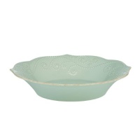 Lenox French Perle Individual Pasta Bowl, Ice Blue