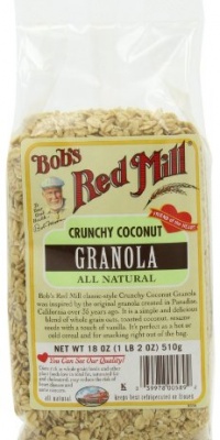 Bob's Red Mill Granola, Crunchy Coconut, 18-Ounce Units (Pack of 4) Bob's Red Mill Granola, Crunchy Coconut, 18-Ounce Units (Pack of 4)