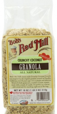 Bob's Red Mill Granola, Crunchy Coconut, 18-Ounce Units (Pack of 4)