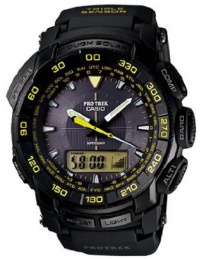 Casio Men's PRG-550-1A9 Pro Trek Tough Solar Black Dial Watch Casio Men's PRG-550-1A9 Pro Trek Tough Solar Black Dial Watch