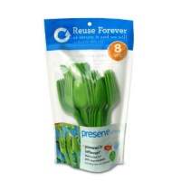 Preserve 24 Count on The Go Cutlery, Apple Green Preserve 24 Count on The Go Cutlery, Apple Green