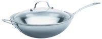 Calphalon Triply Stainless Steel 12-Inch Stir Fry with Cover Calphalon Triply Stainless Steel 12-Inch Stir Fry with Cover
