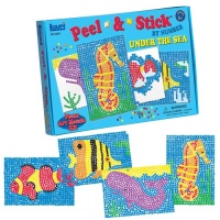 Lauri Toys Peel and Stick by Number Under the Sea