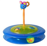 Petstages Cheese Chase Ball Track for Cat Toy Petstages Cheese Chase Ball Track for Cat Toy