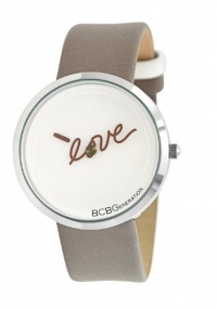 BCBGeneration Women's GL4182 Fashion Round Analog Love Minute Hand Beige Watch BCBGeneration Women's GL4182 Fashion Round Analog Love Minute Hand Beige Watch