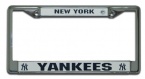 MLB New York Yankees Chrome License Plate Frame