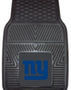 FANMATS 8772 NFL New York Giants Front Heavy Duty Vinyl Car Mat - 2 Pieces