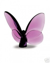 Baccarat Crystal Lucky Butterfly - Violet 2103588 Baccarat Crystal Lucky Butterfly - Violet 2103588