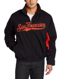 MLB San Francisco Giants Long Sleeve Lightweight Full Zip Thermabase Premier Jacket, Black/Orange MLB San Francisco Giants Long Sleeve Lightweight Full Zip Thermabase Premier Jacket, Black/Orange