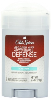 Old Spice Red Zone Collection Sweat Defense Extra Strong Pure Sport Scent Men's Anti-Perspirant & Deodorant 2.6 Oz, 2.600 Fluid Ounce (Pack of 4) Old Spice Red Zone Collection Sweat Defense Extra Strong Pure Sport Scent Men's Anti-Perspirant & Deodorant 2.6 Oz, 2.600 Fluid Ounce (Pack of 4)
