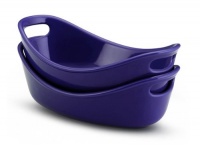 Rachael Ray Bubble and Brown Individuals Set of 2 Stoneware 12-Oz. Au Gratin Dishes Rachael Ray Bubble and Brown Individuals Set of 2 Stoneware 12-Oz. Au Gratin Dishes