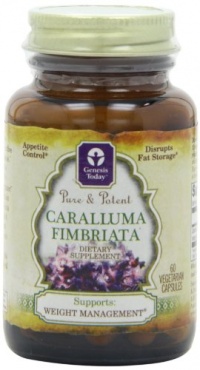 Genesis Today-Caralluma Fimbriata, 800mg, 60 Vegetarian Capsules, (As Seen On The View and Recommended Dr. Lindsey Duncan)