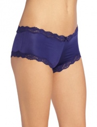 Maidenform Women's Cheeky Panty Micro with Scallop Lace Trim Hipster Panty