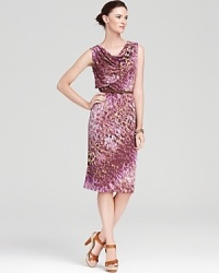 Enliven your everyday with this Jones New York Collection dress, emboldened by a fierce leopard print for spot-on summer style. A draped neckline lends an elegant finish to the exotic style. Enliven your everyday with this Jones New York Collection dress, emboldened by a fierce leopard print for spot-on summer style. A draped neckline lends an elegant finish to the exotic style.