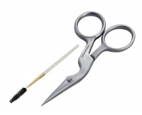 Tweezerman Stainless Brow Shaping Scissors and Brush Tweezerman Stainless Brow Shaping Scissors and Brush