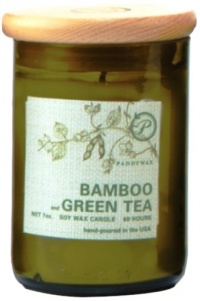 Paddywax Eco Green 7-Ounce Soy Wax Candle in Recycled Glass, Bamboo and Green Tea Paddywax Eco Green 7-Ounce Soy Wax Candle in Recycled Glass, Bamboo and Green Tea