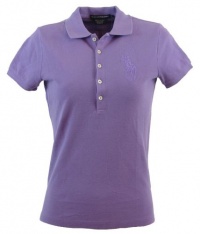 Ralph Lauren Sport Womens Big Pony Logo Polo Shirt - S - Purple Ralph Lauren Sport Womens Big Pony Logo Polo Shirt - S - Purple