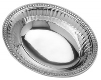 Wilton Armetale Flutes and Pearls Bowl, Oval, 12-Inch by 9-1/2-Inch Wilton Armetale Flutes and Pearls Bowl, Oval, 12-Inch by 9-1/2-Inch