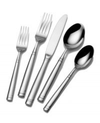 Timeless, versatile and totally brilliant, Stephanie flatware from Towle Living is a perfect solution for setting the table every day and for casual entertaining. The 42-piece set puts all the essentials at your fingertips. Timeless, versatile and totally brilliant, Stephanie flatware from Towle Living is a perfect solution for setting the table every day and for casual entertaining. The 42-piece set puts all the essentials at your fingertips.
