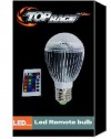 Top Race® Remote Control Multi Color 9-w RGB Changing LED Light Bulb Mood Light.