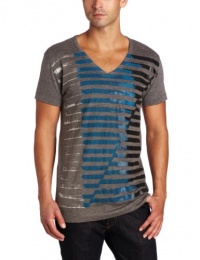 Marc Ecko Cut & Sew Men's Undecided Tripes T-Shirt Marc Ecko Cut & Sew Men's Undecided Tripes T-Shirt