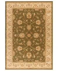 Inspired by intricately-woven rugs of Persia, the Meshad area rug offers beautiful, transitional style. Soft tones like cream, gold and sage are woven in dense, heavy-weight heat-set polypropylene for a surprisingly lush, high-fashion addition to any room. Made in the USA. (Clearance) Inspired by intricately-woven rugs of Persia, the Meshad area rug offers beautiful, transitional style. Soft tones like cream, gold and sage are woven in dense, heavy-weight heat-set polypropylene for a surprisingly lush, high-fashion addition to any room. Made in the USA. (Clearance)