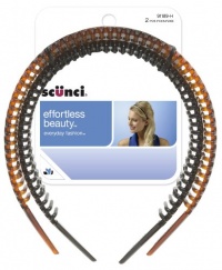 Scunci Effortless Beatuy Headbands, 1 Inch, 2-Count Scunci Effortless Beatuy Headbands, 1 Inch, 2-Count