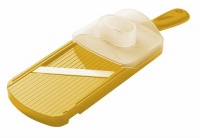 Kyocera Double Edged Mandolin Slicer with Guard, Yellow Kyocera Double Edged Mandolin Slicer with Guard, Yellow