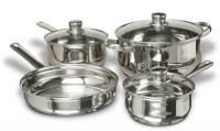 Cuisine Select Landon 7-Piece Stainless Steel Cookware Set Cuisine Select Landon 7-Piece Stainless Steel Cookware Set