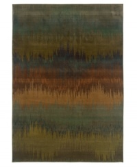 Truly a vibrant tale of color, the Odyssey area rug from Sphinx is cross-woven of 36 different colors which gives its variegated pattern incredible depth and textural interest. Intricately woven of pure polypropylene for exquisite strength and softness. Truly a vibrant tale of color, the Odyssey area rug from Sphinx is cross-woven of 36 different colors which gives its variegated pattern incredible depth and textural interest. Intricately woven of pure polypropylene for exquisite strength and softness.