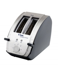 Take on toast! High speed perfection puts food on your plate 40% faster than ever before. The angled design keeps tabs on toast and removes small-sized breads and English muffins with ease. Seven customized levels let you cater the morning to everyone in the house. 1-year limited warranty. Model TT461002A. Take on toast! High speed perfection puts food on your plate 40% faster than ever before. The angled design keeps tabs on toast and removes small-sized breads and English muffins with ease. Seven customized levels let you cater the morning to everyone in the house. 1-year limited warranty. Model TT461002A.
