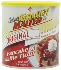 Golden Malted Pancake & Waffle Flour, Original, 33-Ounce Cans (Pack of 3)