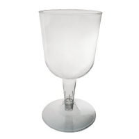 Northwest Enterprises Hard Plastic Two Piece 5-1/2-Ounce Wine Glasses, Clear, 40 Count Northwest Enterprises Hard Plastic Two Piece 5-1/2-Ounce Wine Glasses, Clear, 40 Count