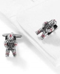 One small step for style, one giant leap for your tailored look with these cufflinks from Kenneth Cole Reaction. One small step for style, one giant leap for your tailored look with these cufflinks from Kenneth Cole Reaction.