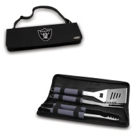 NFL Metro Digital Print BBQ Tote in Black NFL Team: Oakland Raiders - Black