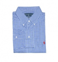 Ralph Lauren Men Custom Fit Plaid Long Sleeve Pony Logo Shirt Ralph Lauren Men Custom Fit Plaid Long Sleeve Pony Logo Shirt