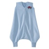 HALO Big Kids SleepSack Wearable Blanket Micro Fleece, Blue, 4-5T