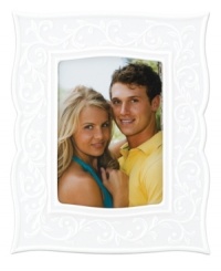 Featuring the embossed vine motif and shiny white glaze of the Opal Innocence Carved collection, this Lenox picture frame is designed to refine your home indefinitely. A lovely gift for the bride and groom! Featuring the embossed vine motif and shiny white glaze of the Opal Innocence Carved collection, this Lenox picture frame is designed to refine your home indefinitely. A lovely gift for the bride and groom!