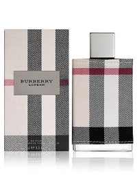This new fragrance embodies the elegant yet modern spirit of Burberry London. Epitomizes the cosmopolitan London lifestyle with independence and relaxed confidence. This multifaceted scent with a sparkling top and a sensual dry down is the perfect accessory for the modern woman. This new fragrance embodies the elegant yet modern spirit of Burberry London. Epitomizes the cosmopolitan London lifestyle with independence and relaxed confidence. This multifaceted scent with a sparkling top and a sensual dry down is the perfect accessory for the modern woman.