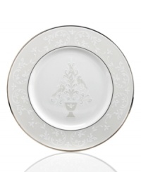 A classic for Christmas. The Opal Innocence holiday accent plate provides a festive twist on the beloved Lenox dinnerware collection with two turtle doves, delicate vines and enamel dots in platinum-banded china. A classic for Christmas. The Opal Innocence holiday accent plate provides a festive twist on the beloved Lenox dinnerware collection with two turtle doves, delicate vines and enamel dots in platinum-banded china.