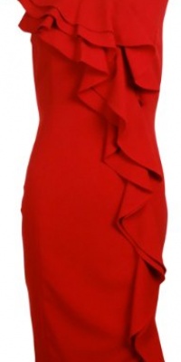 Cascade Ruffle Sheath Dress Cascade Ruffle Sheath Dress